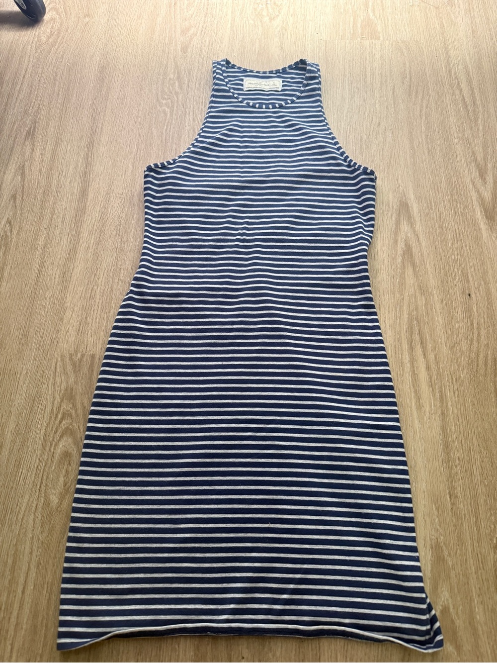 Abercrombie & Fitch Striped High-Neck Cutout Dress Size S